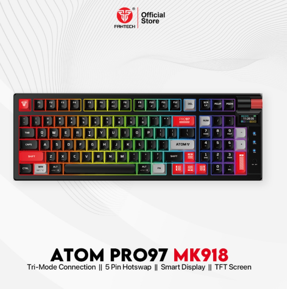 FANTECH ATOM PRO97 M918 Wireless Mechanical Gaming Keyboard FANTECH ATOM PRO97 M918 Wireless Mechanical Gaming Keyboard